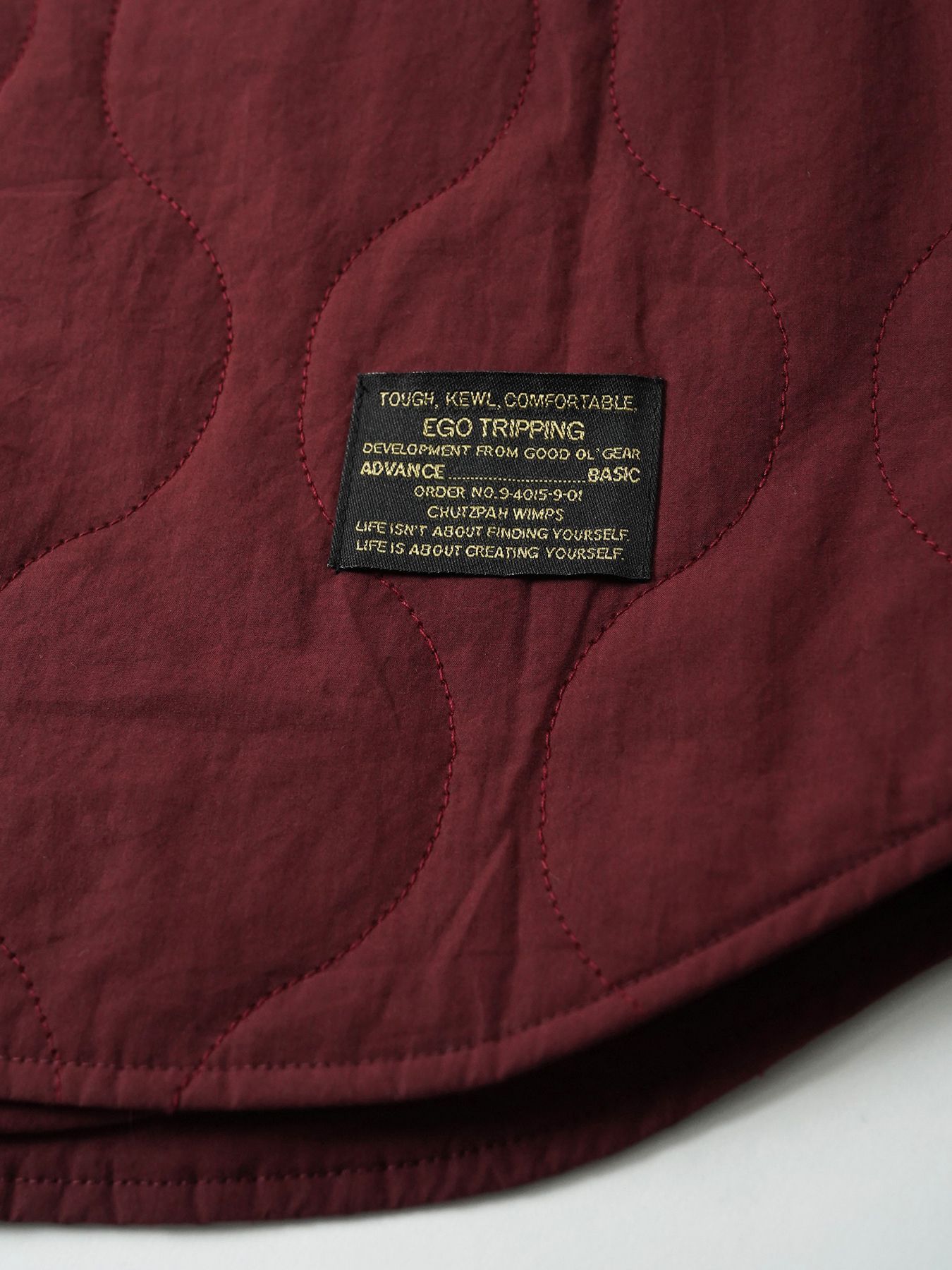 【予約品 5月6日(水) 締切】FLIPPADDING-SHIRTS / リバーシブルシャツ / ワイン×ワイン