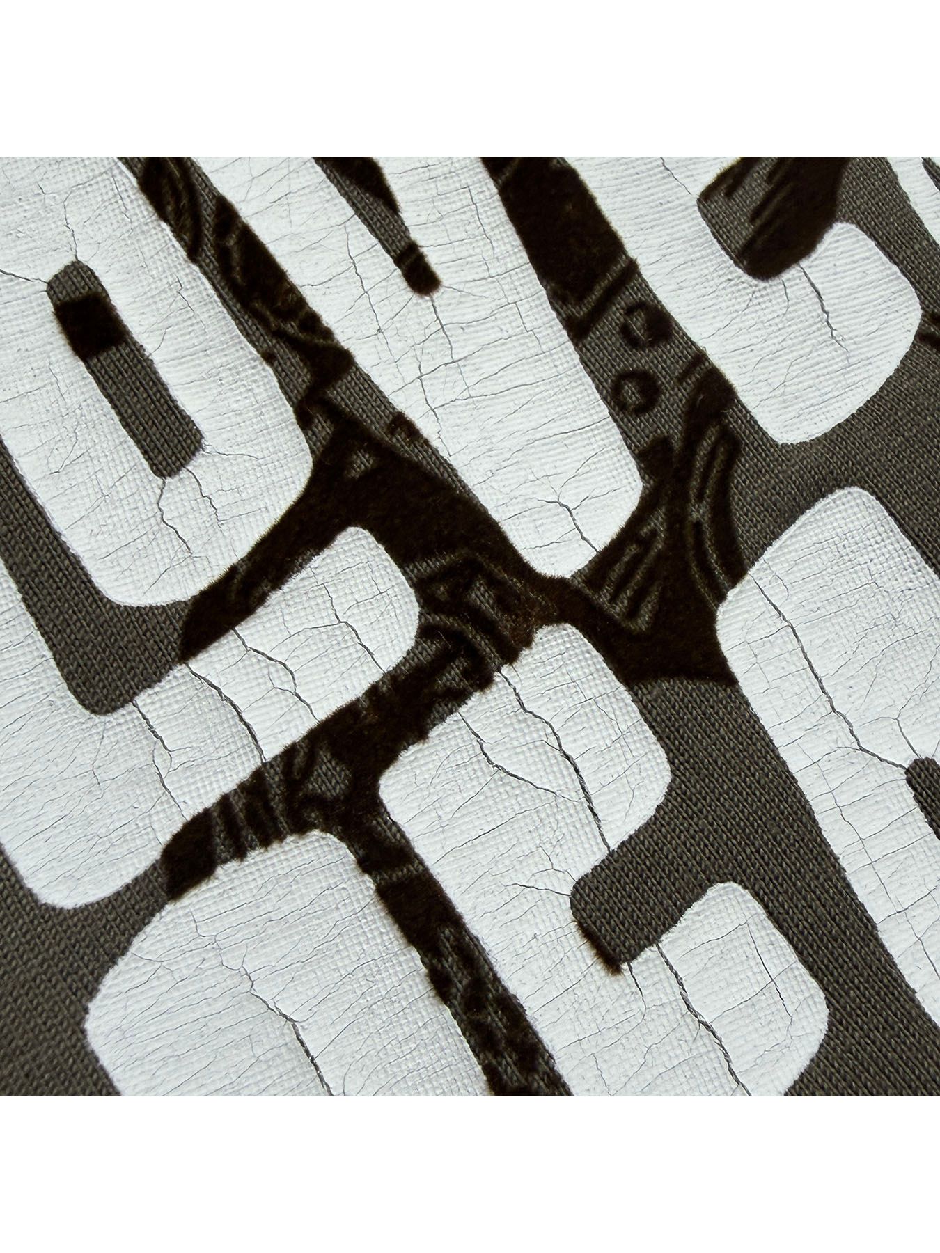 【予約品 3月9日(月) 18:00 締切】ORG/CO S/TEE LAP/GUN / クロスガン LOVE and PEACE オーガニックコットン Tシャツ / カーキ