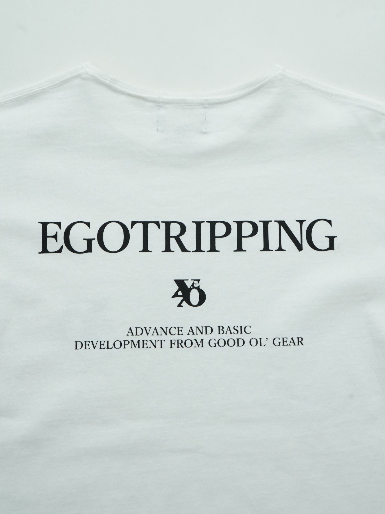 【予約品 10月26日(日) 締切】PRINTTEE-B long / ロゴプリントカットソー / WHITE
