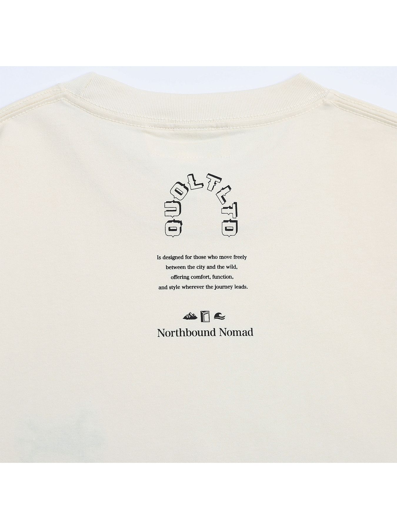 TIGRE-CORD TEE / 刺繍&プリントTシャツ / アイボリー【QUOLT】