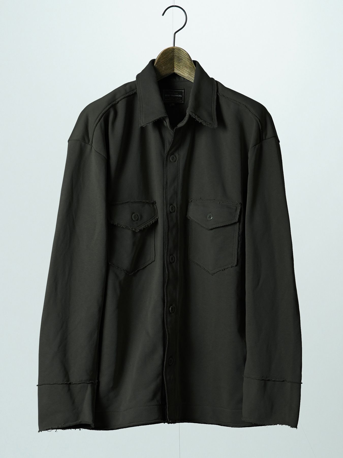 【予約品 7月5日(日) 締切】SWEAT OVERSHIRTS / スウェットオーバーサイズシャツ / チャコール