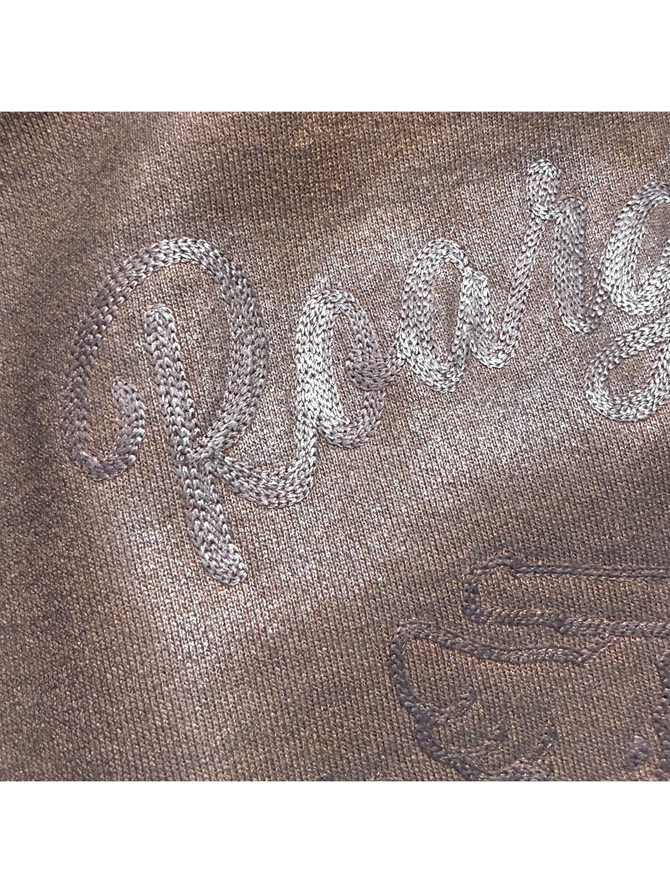 【予約品 3月9日(月) 18:00 締切】FOIL PRINT HOODIE / 箔プリント フーディ  / ブラウン