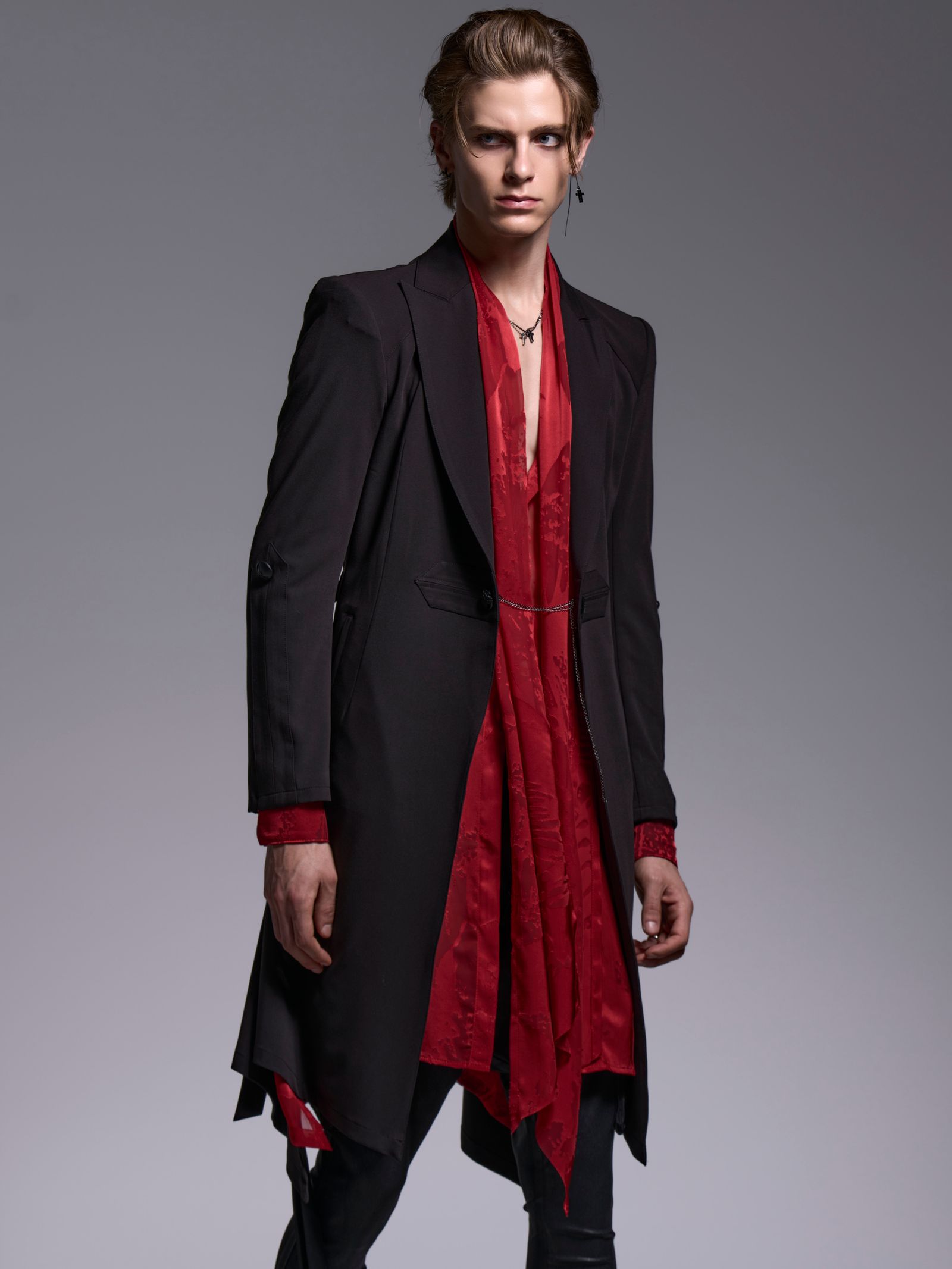 【予約品 1月4日(日) 締切】Stole Flare Shirt / ストールフレアシャツ / レッド