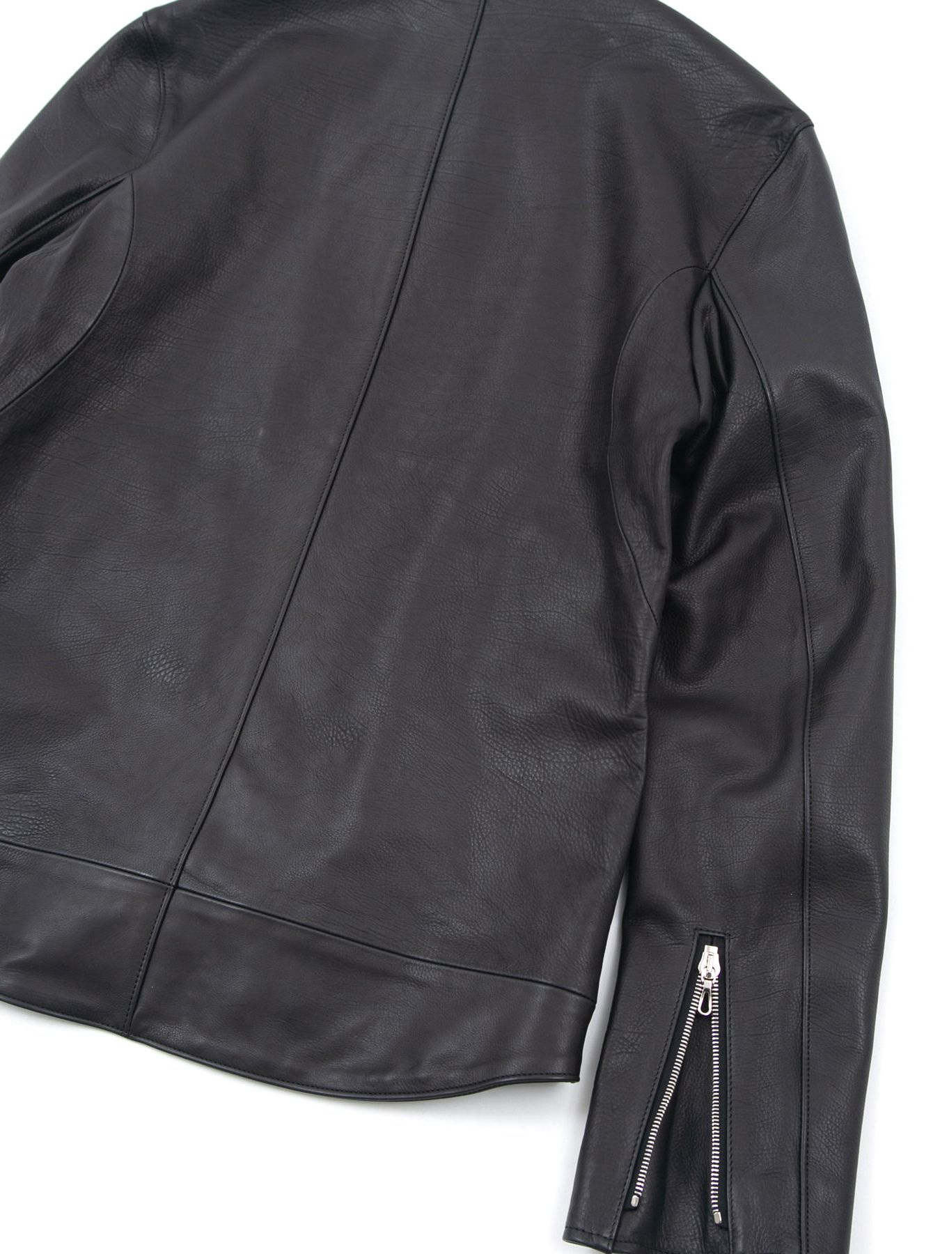 【予約品 4/27締め】 Oil Calfskin Double Riders / オイルカーフダブルライダース / RAVEN（レイヴン）