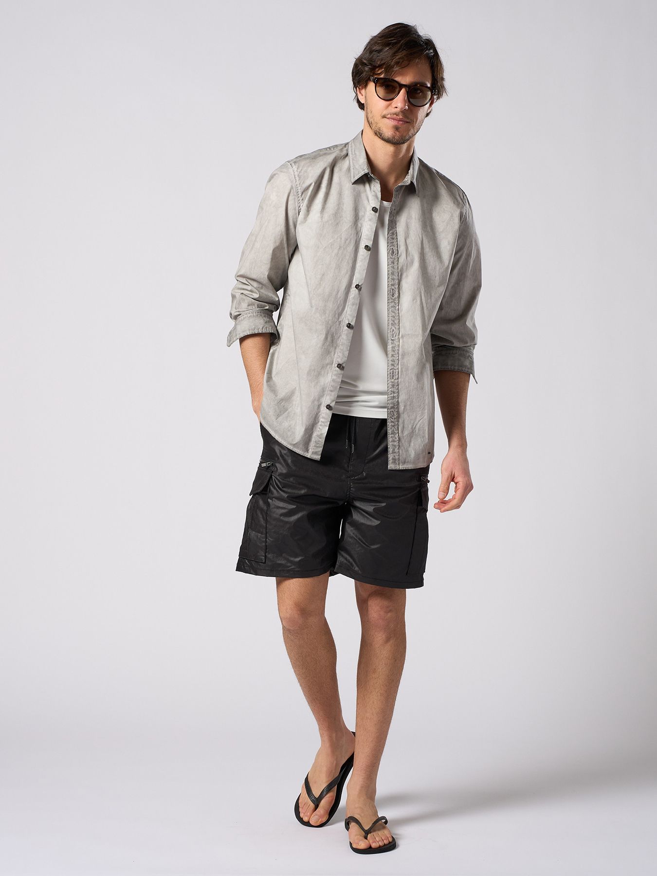 【予約品 1月25日(日) 締切】solid cargo shorts / ソリッド カーゴショーツ / ブラック