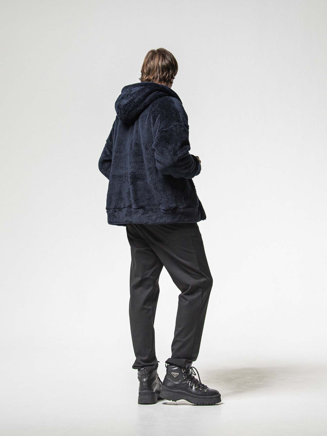 【予約品 8月31日(日) 締切】PAT WIDE EASY PANTS / パット ワイドイージーパンツ / ブラック