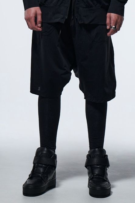 《予約品》ショート レギンスCrssDotRashGuard ShortLeggings /ラッシュガード ブラック 【kiryuyrik】 2023年5月以降入荷予定