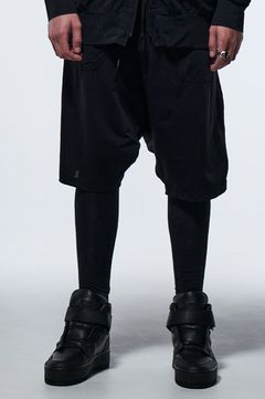 《予約品》ショート レギンスCrssDotRashGuard ShortLeggings /ラッシュガード ブラック 【kiryuyrik】 2023年5月以降入荷予定