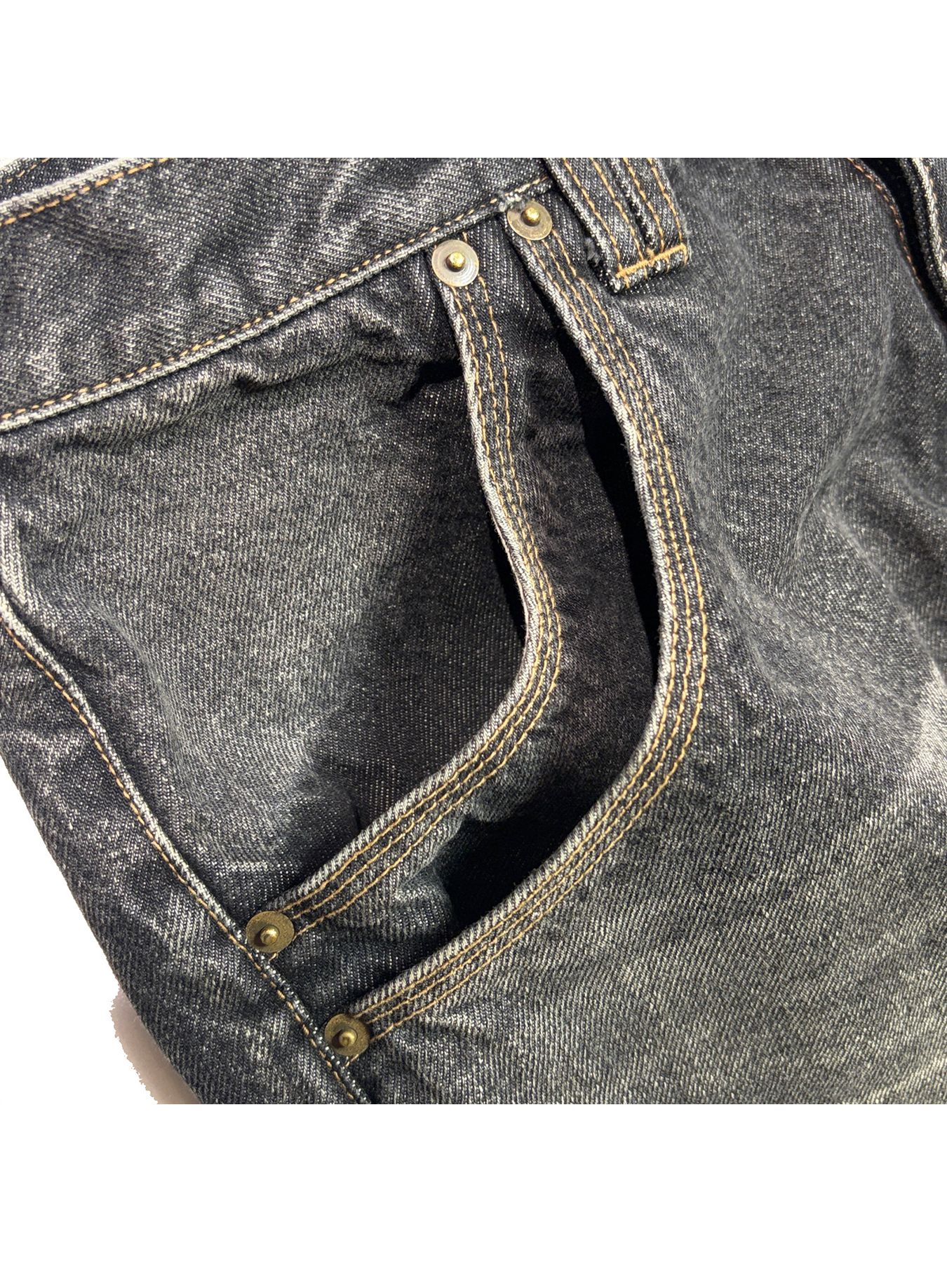 【予約品 3月9日(月) 18:00 締切】VIN/DEN/STR USE/BASIC / USED加工 ヴィンテージ ストレート デニム パンツ / ブラック