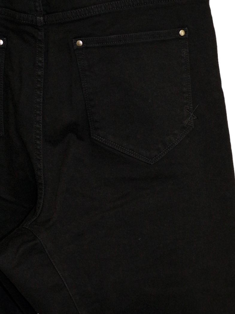 Supima High Power Stretch Denim Semi Sarouelセミサルエル Pants / BLACK 【ys Yuji SUGENO】