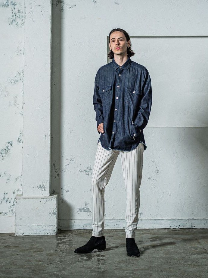 《予約》 OVER DENIM shirts / デニムシャツ / インディゴワンウォッシュ
