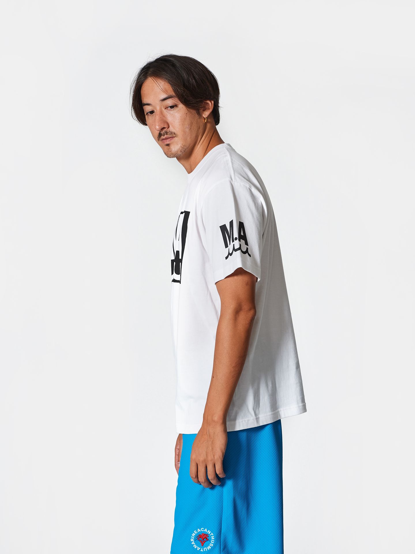 muta MA Logo Tee / Tシャツ / ホワイト 【Acanthus×muta】