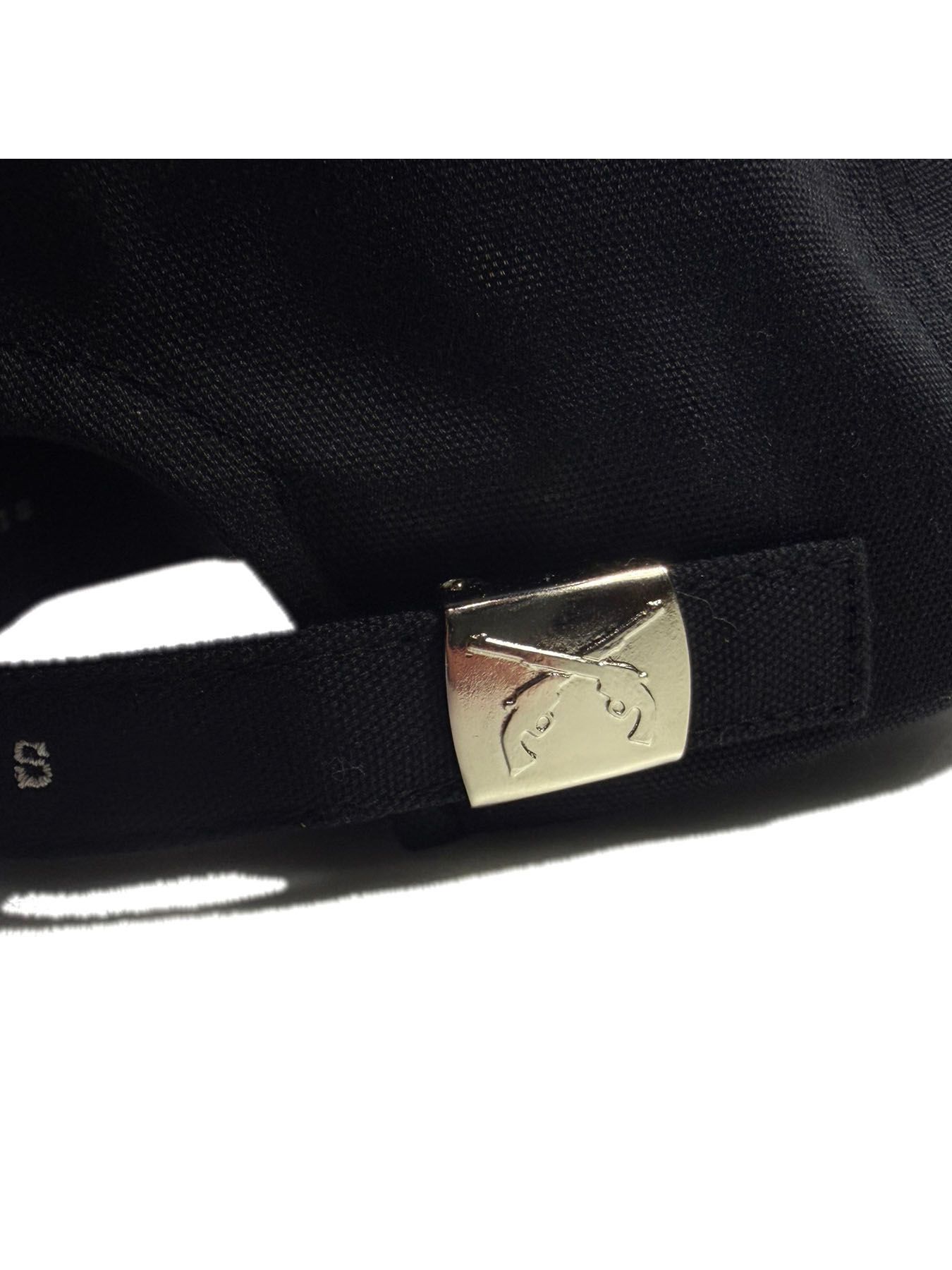 【予約品 3月9日(月) 18:00 締切】MOSAIC CROSSGUN CAP / クリスタル モザイク クロスガン ベースボールキャップ / ブラック