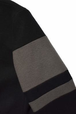 S100'S MELTON COAT コート / BLACK 【roarguns】