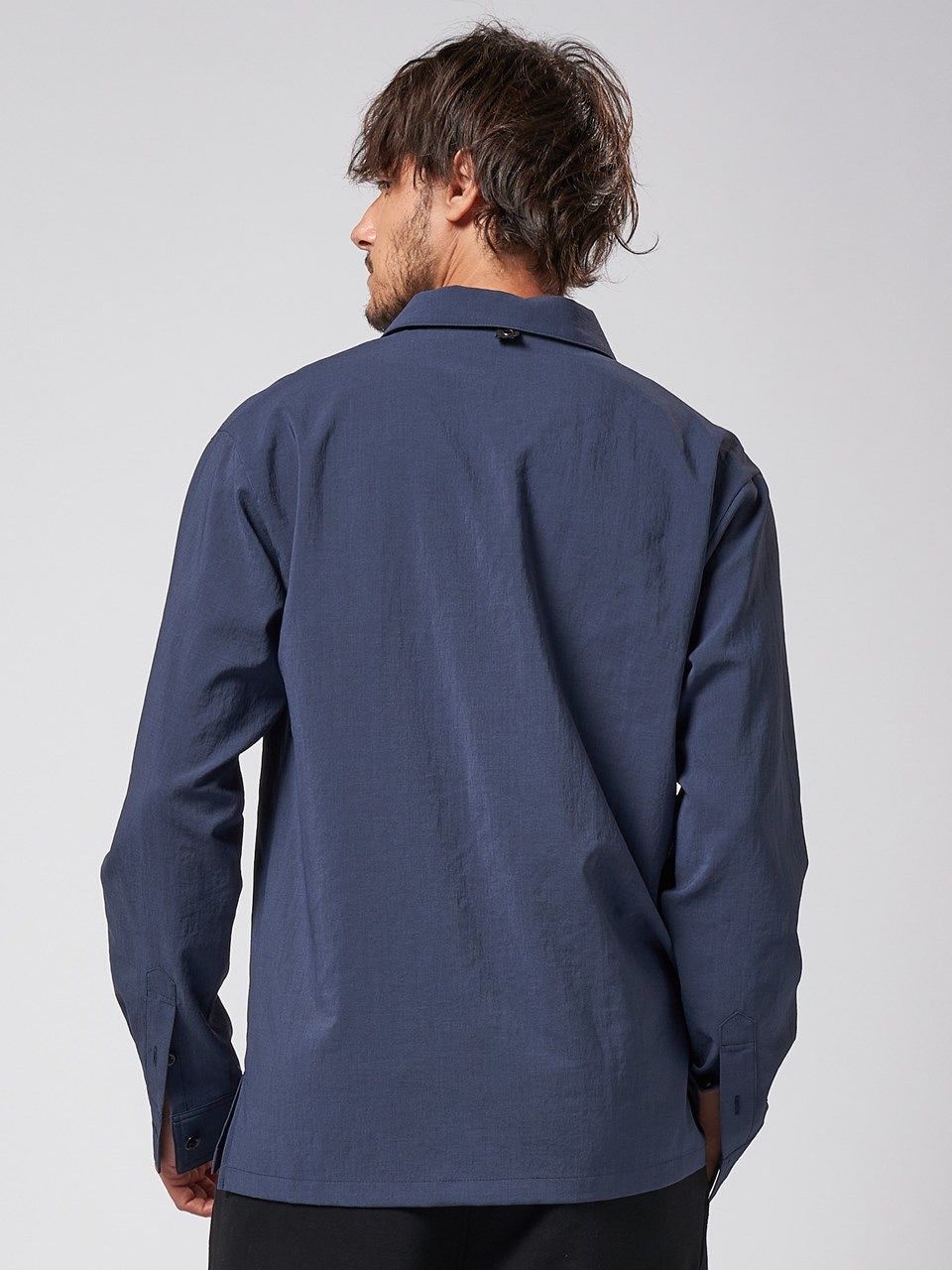 《予約品》 shirt pullover / プルオーバーシャツ / ネイビー