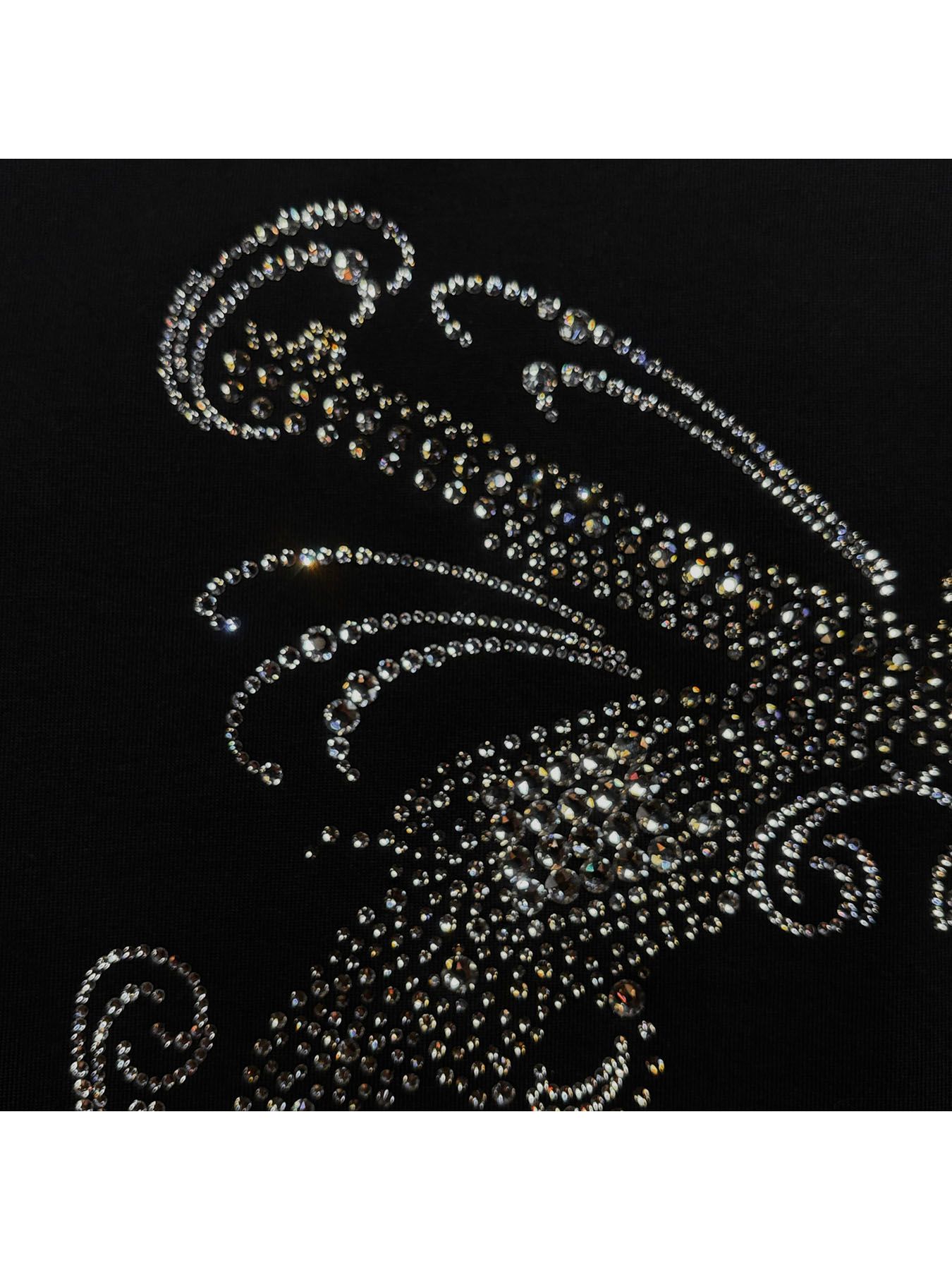 【予約品 3月9日(月) 18:00 締切】CROSSGUN CRY L/S T / クリスタルクロスガン ロンT / ブラック