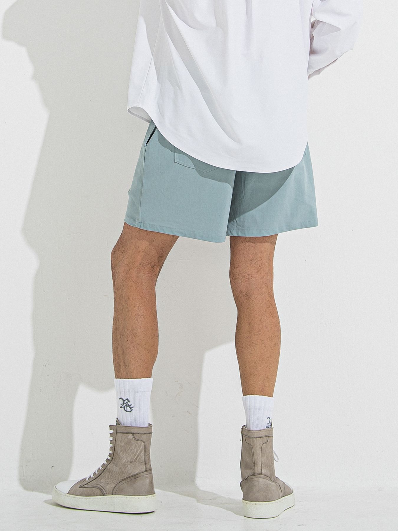 【予約品 】TV NYLON SHORTS / ティーヴィーナイロンショーツ / アクア