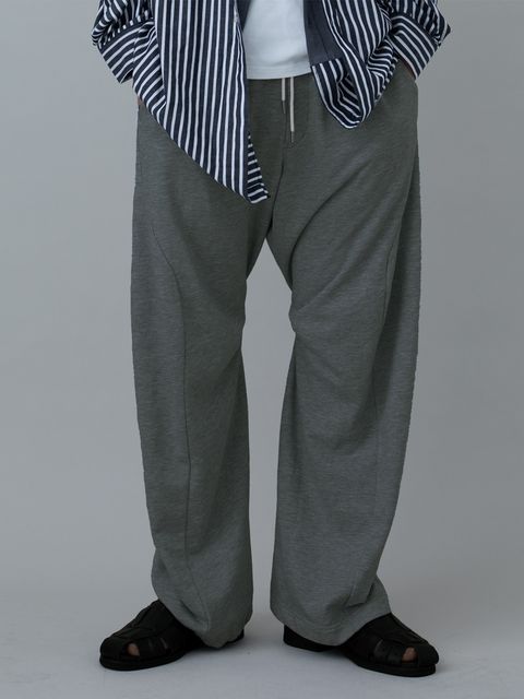 【予約品 】3DSWEATPANTS / 3Dスウェットパンツ / moku.CHARKOL