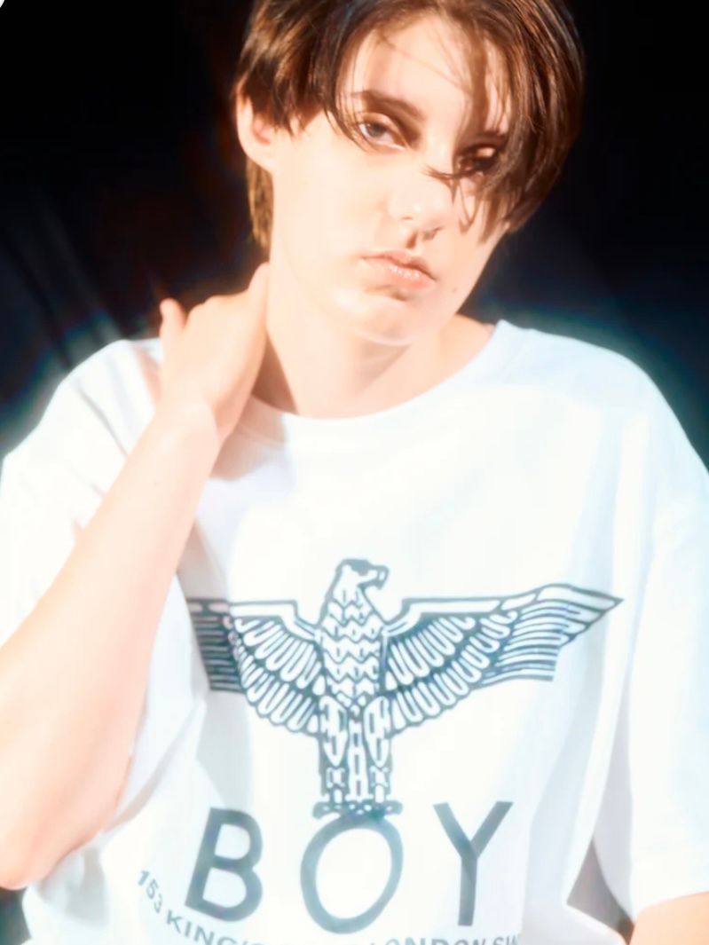 Eagle BOY LOGO TEE WHITE / Tシャツ / ホワイト