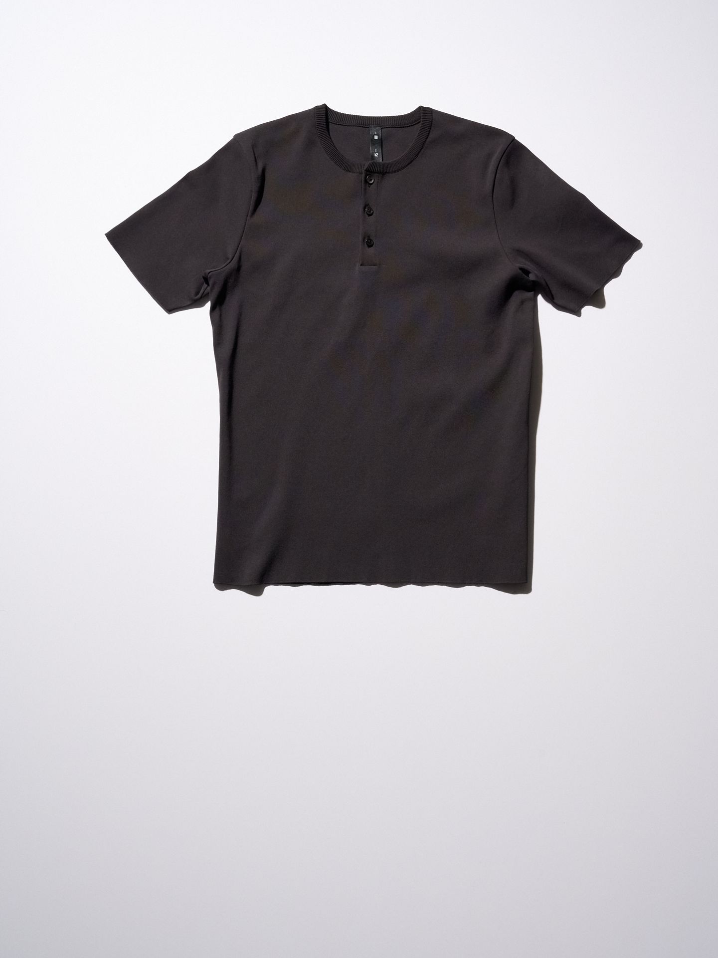 【予約品9月19日 10時締め】 ct surf henley S/S / ニットソー / ダークグレー