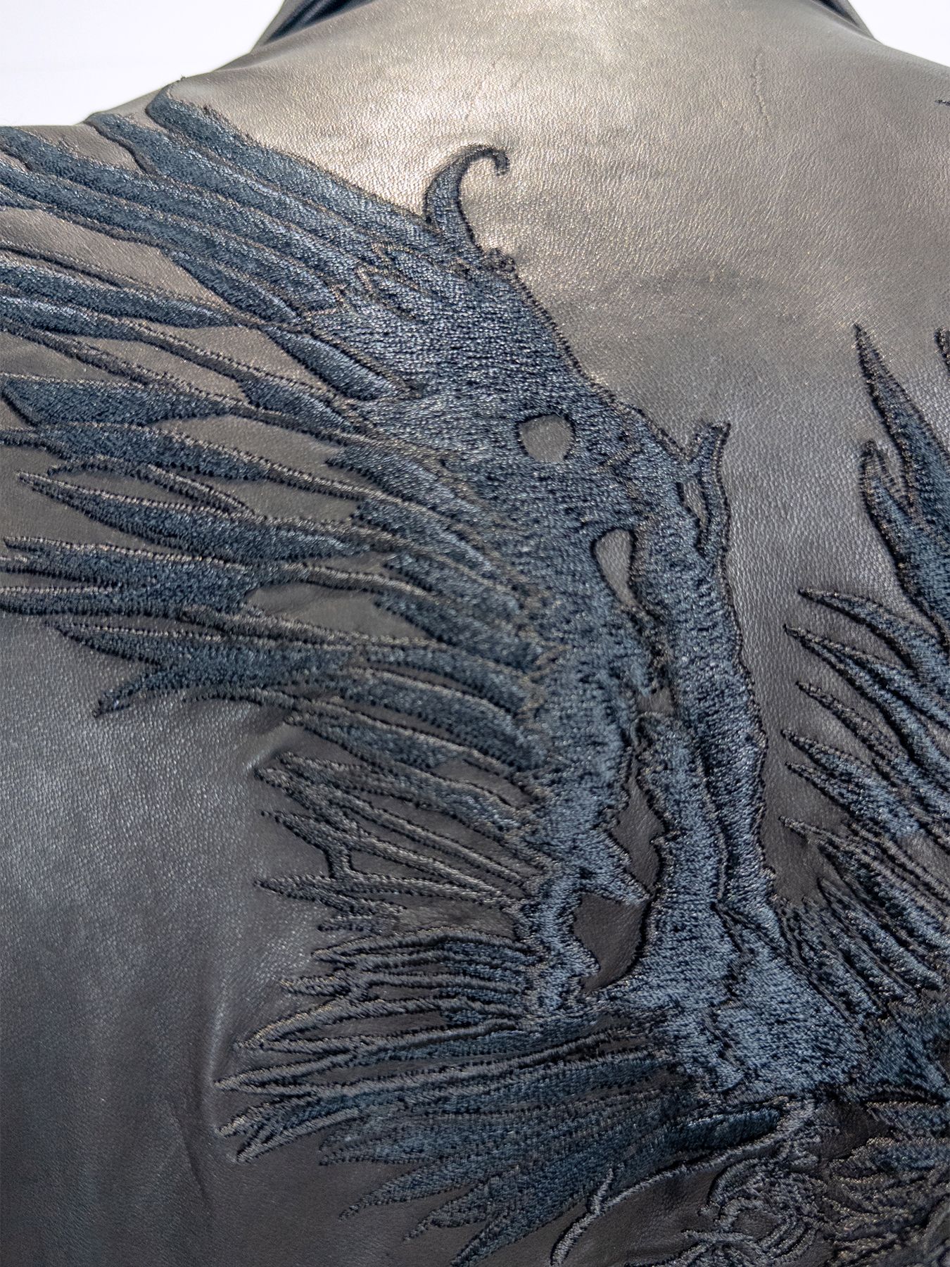 【予約品 4月26日(日) 締切】《Costume Line》Eco Horse Hide Lace Up Flare Jacket / エコホースレザー レースアップ フレアジャケット / ブラック