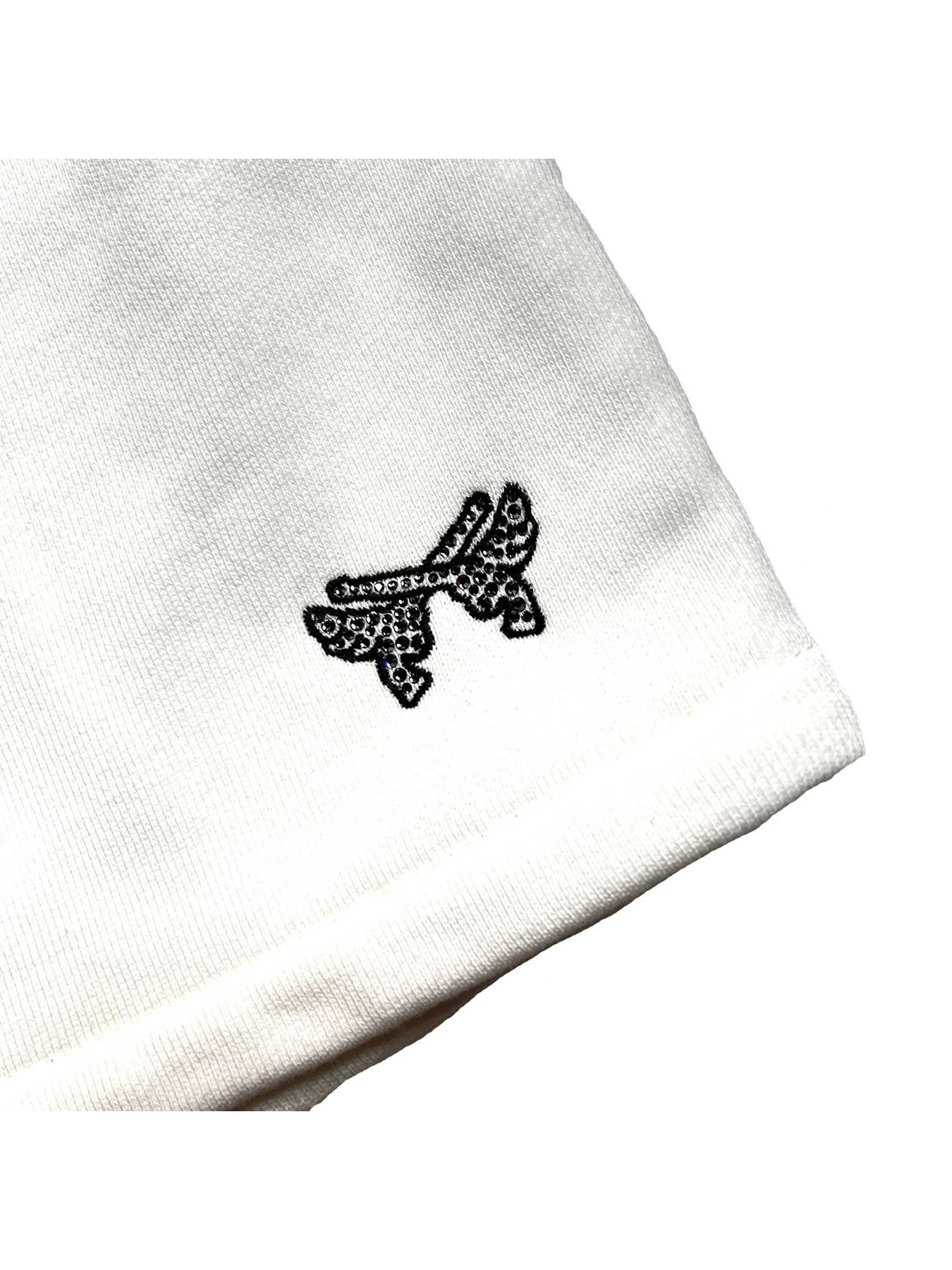 【予約品 8月10日(日) 締切 】WOMENS WING CROSSGUN SHORTS / ウイングクロスガン ショーツ / オフホワイト×クリアクリスタル