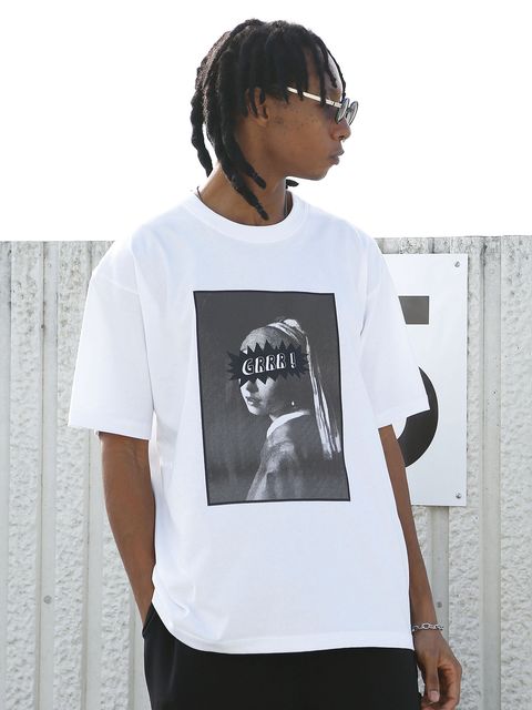 GRRR TEE / プリントTシャツ / ホワイト【QUOLT】