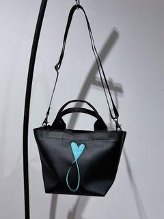 Tiphanie Shoulder Bag / ブラック×ブルー【メゾンオノレ パリ / MAISON HONORE PARIS】