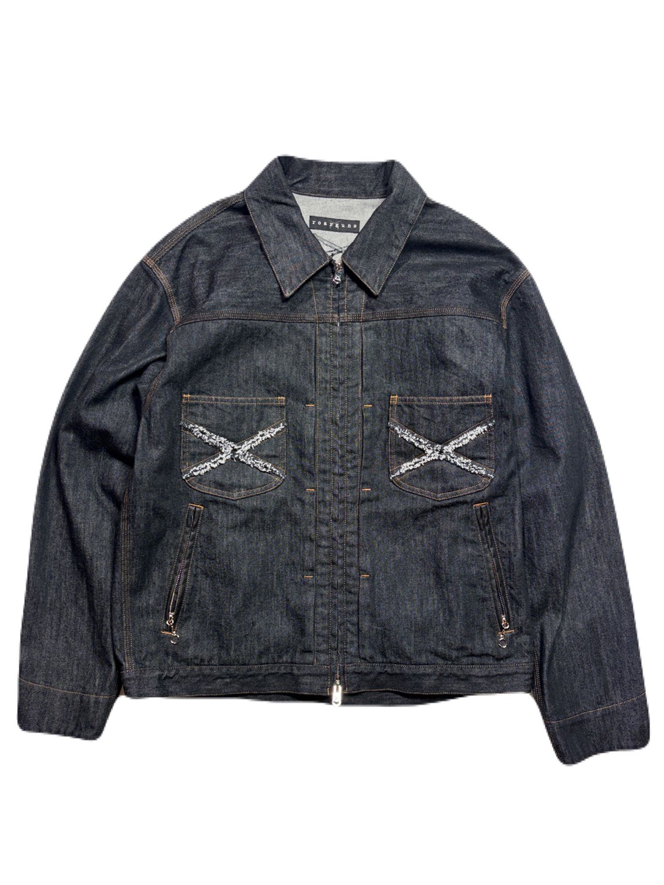 【予約品 8月23日(日) 締切】11.5oz DENIM JK/PAT / レザーパッチ / ブラック