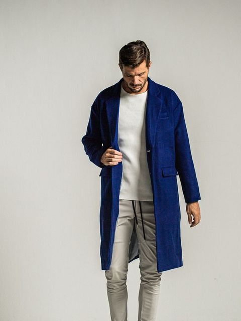Keith OVER COAT  / チェスターコート / ブルー