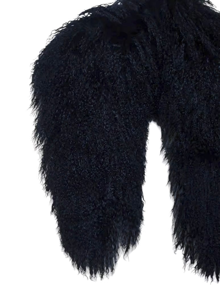 Tibetan lamb fur Detachable collar リアルファーネックマフラー単品【ys Yuji SUGENO】