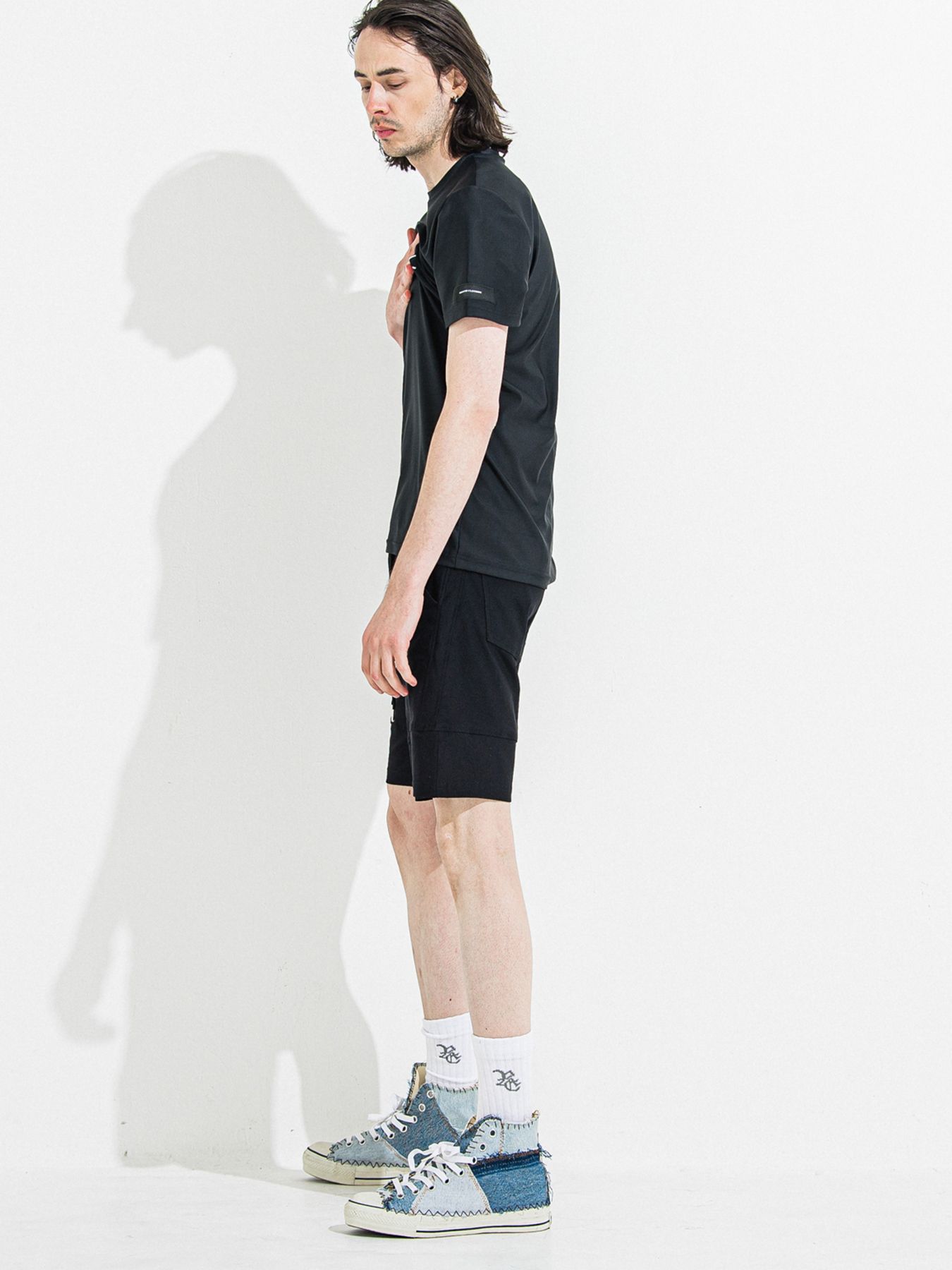 【予約品 】HANDWRITING RASH BASIC T / ラッシュガード ハンドライティングTシャツ / ブラック