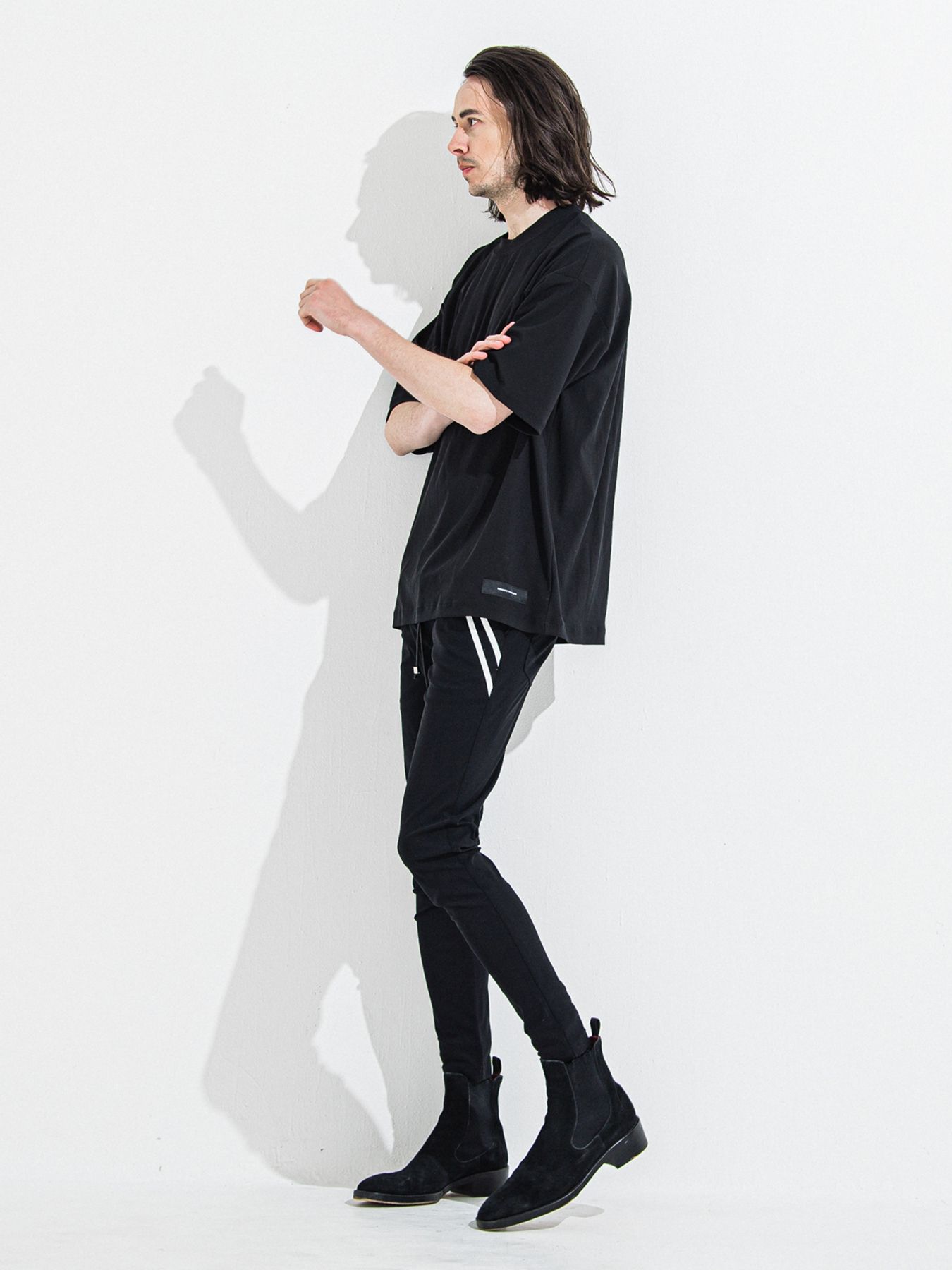 【予約品 】OX JERSEY OVER TEE / オックスジャージオーバーサイズTシャツ / ブラック