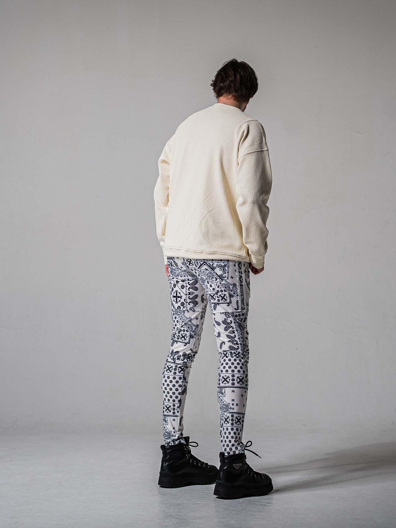 【予約品 11月16日(日) 締切】JOHNSON LINE PANTS / ジョンソンラインパンツ / バンダナホワイト