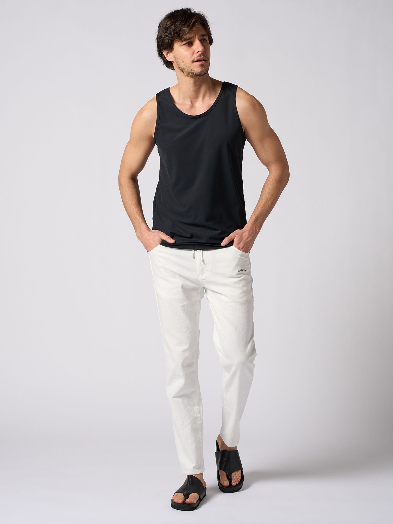 【予約品 1月25日(日) 締切】cool tank top / クールタンクトップ / ブラック