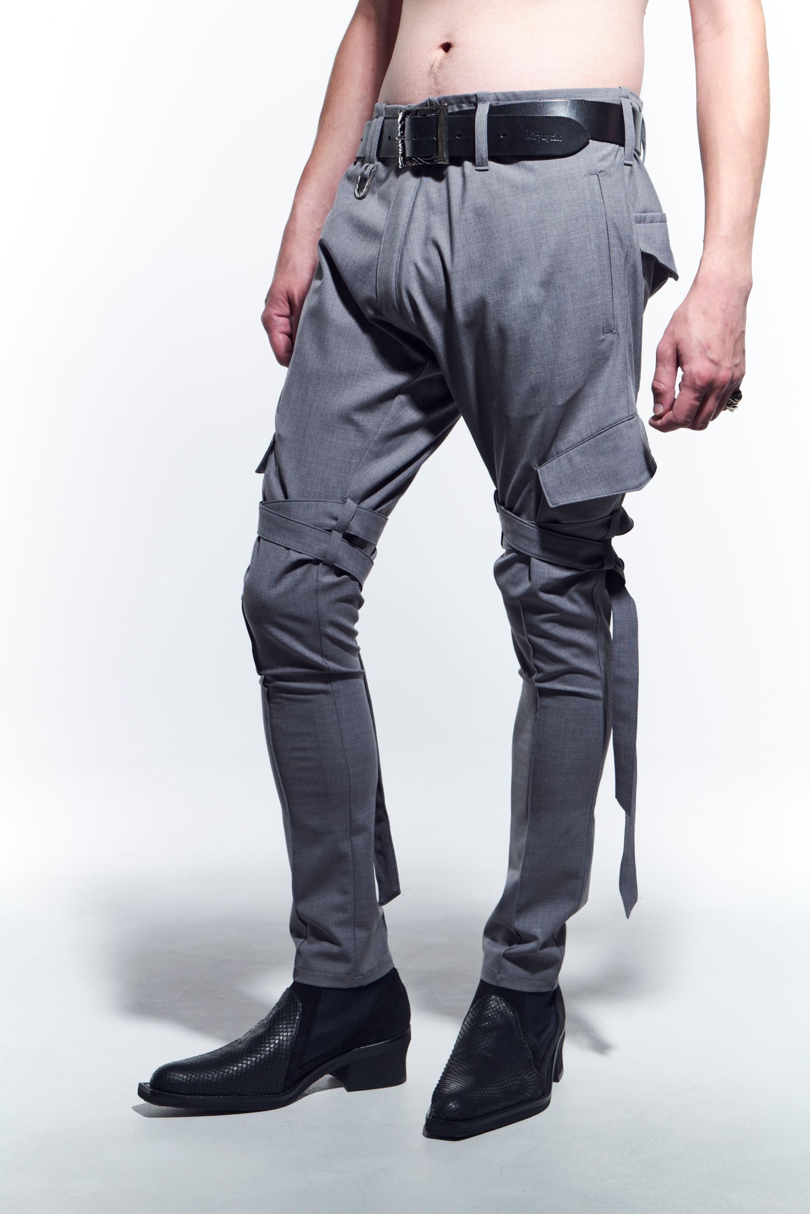 《予約品》 SaruelBondagePants サルエルパンツ TWS-Stretch / Grey 【kiryuyrik】 1月入荷予定