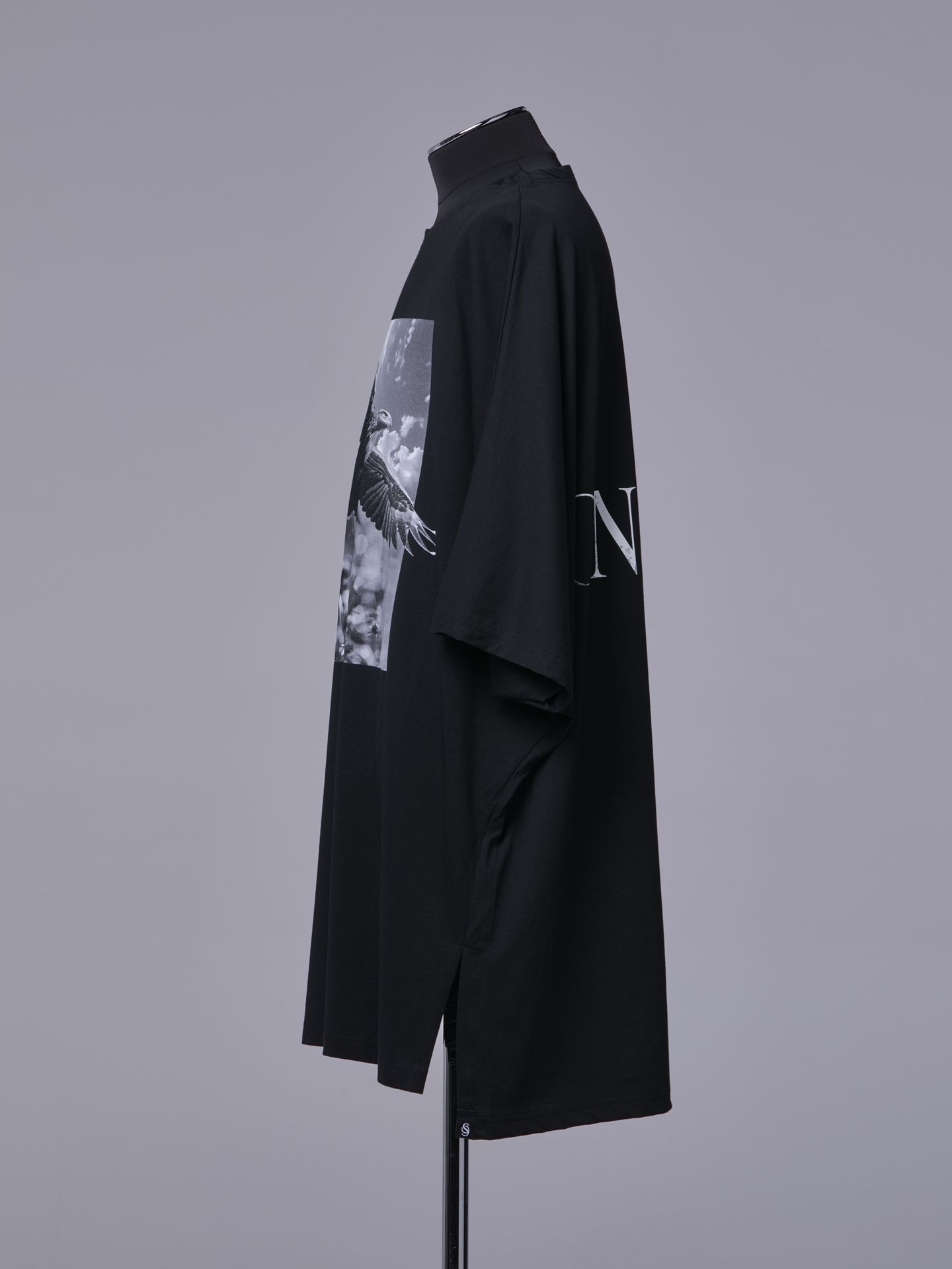 《予約品11月4日 》 Boat Neck Dolman T-Shirt / ボートネックドルマンTシャツ / ブラック