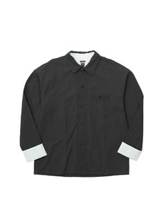 《予約品5/28(火) 23時55分まで》 GAUZETWIST / シャツ / チャコール