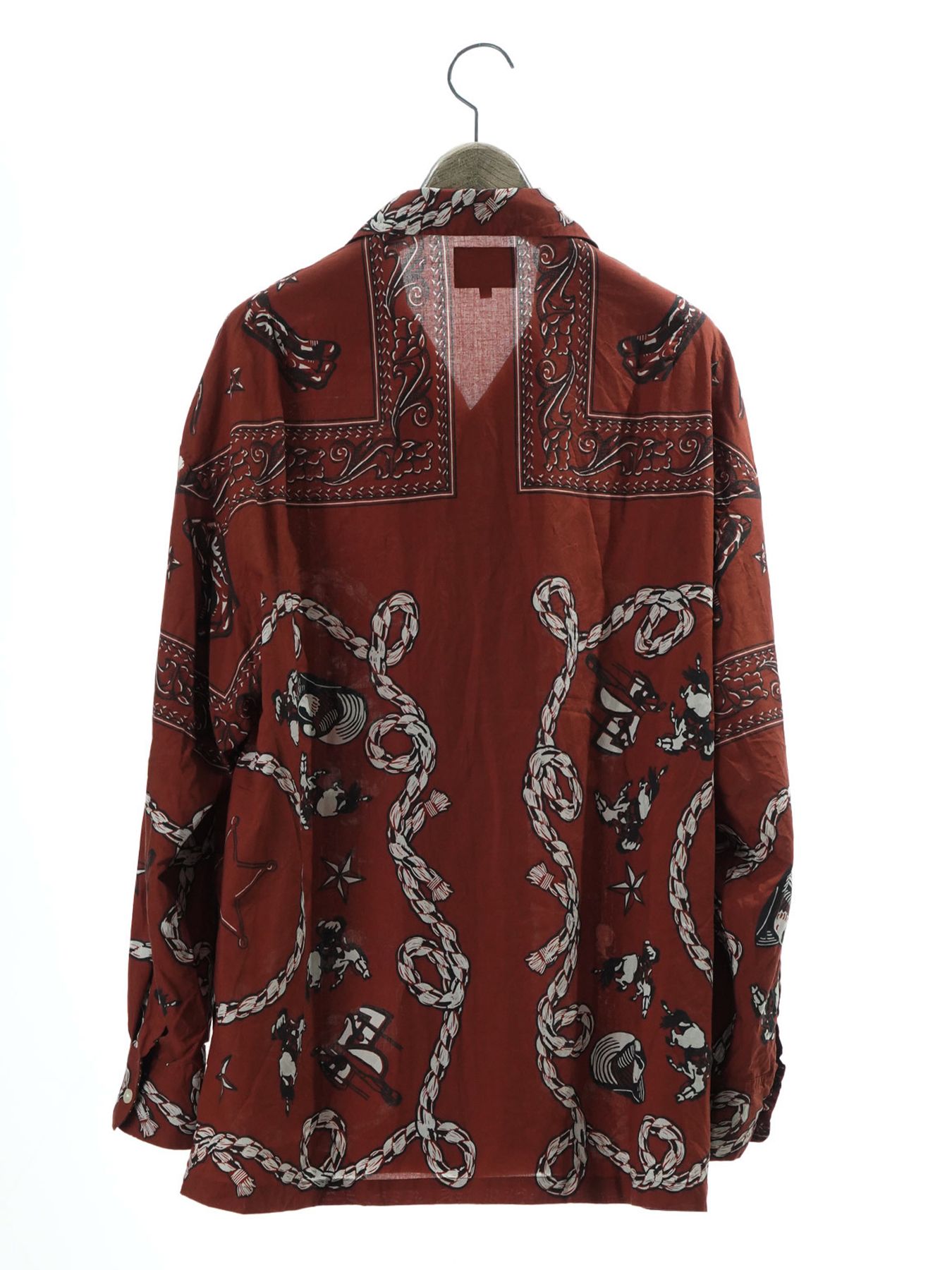 【予約品 11月23日(日) 締切】WESTERNBANDANA SHIRTS / バンダナプリント シャツ / RED