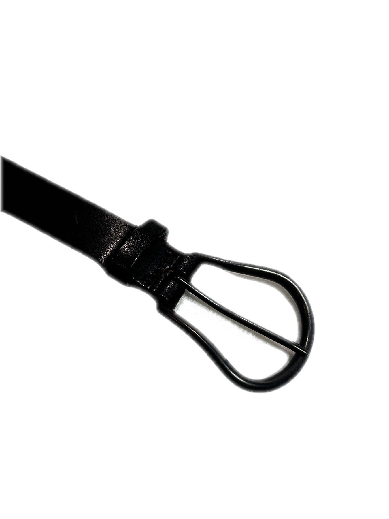 【予約品 8月10日(日) 締切 】COW LEATHER BELT / カウレザーベルト / ブラック