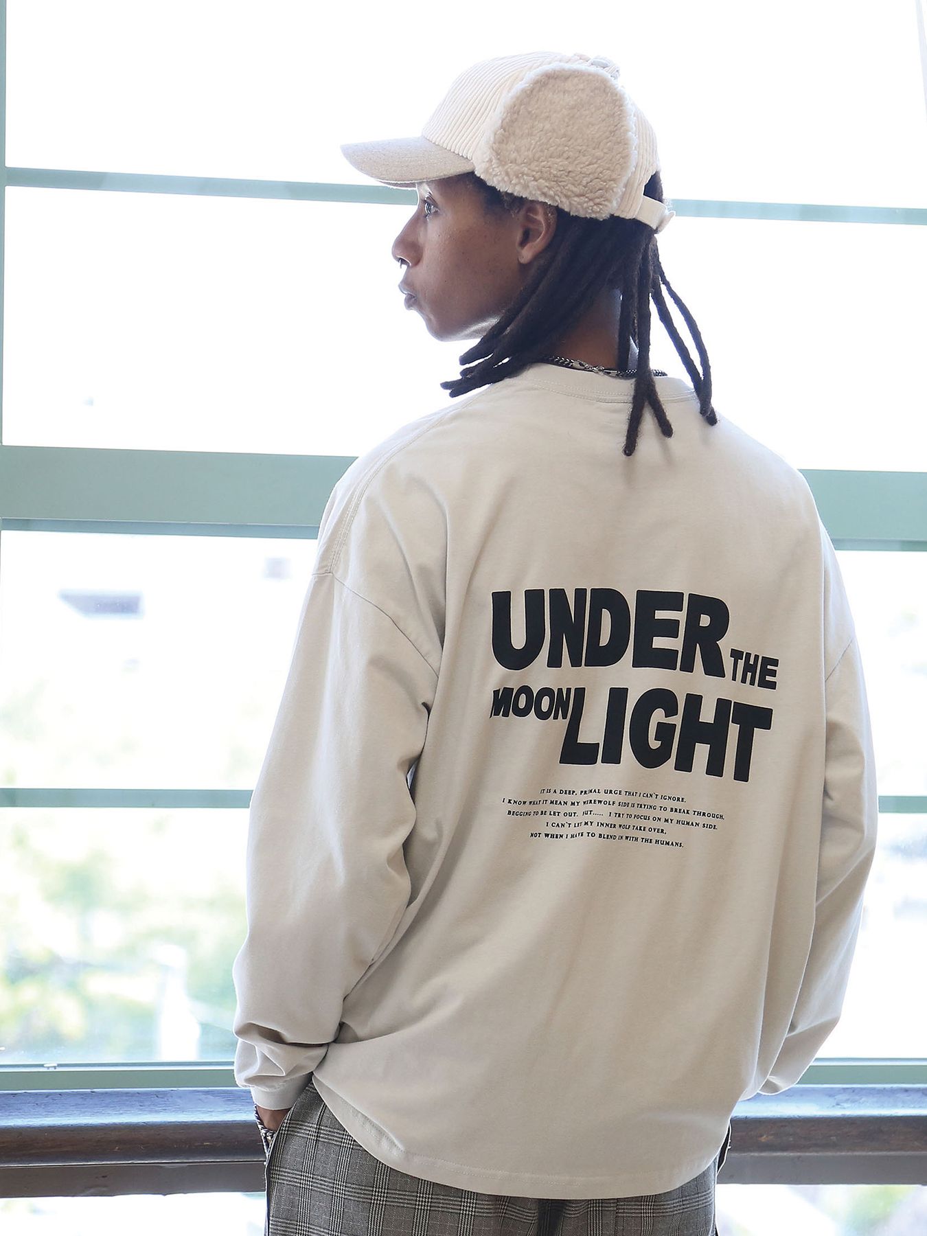 MICHELLE-BOA CAP / IVORY【QUOLT】