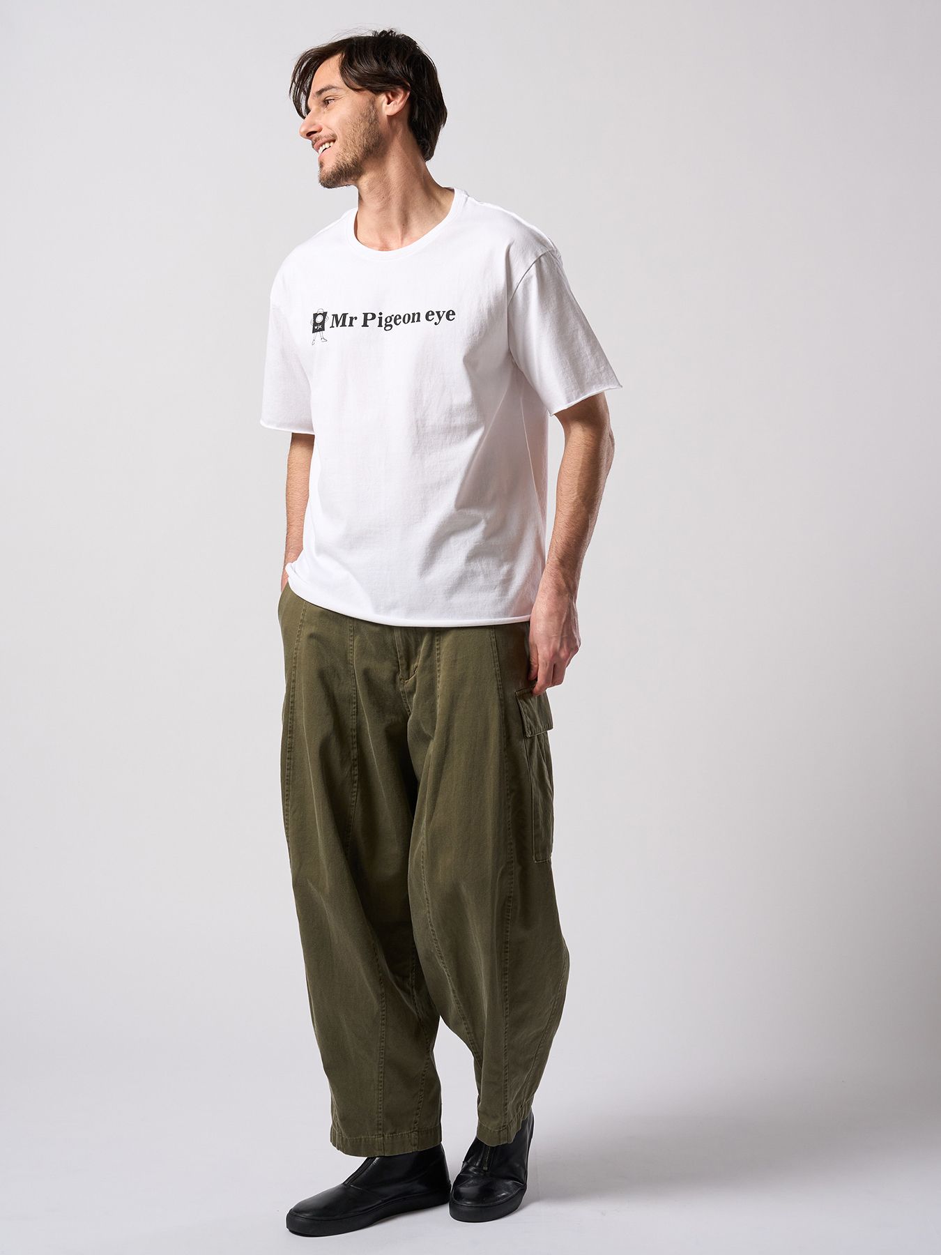 【予約品 4月19日(日) 18時締切】Ohta Design × wjk collaboration："intro" cut-off S/S / "intro" カットオフ ショートスリーブ / ホワイト