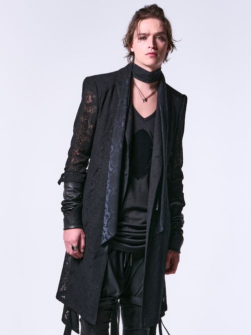 《予約品1月13日 10時締め》 FlareJacket / レースフレアジャケット / ブラック