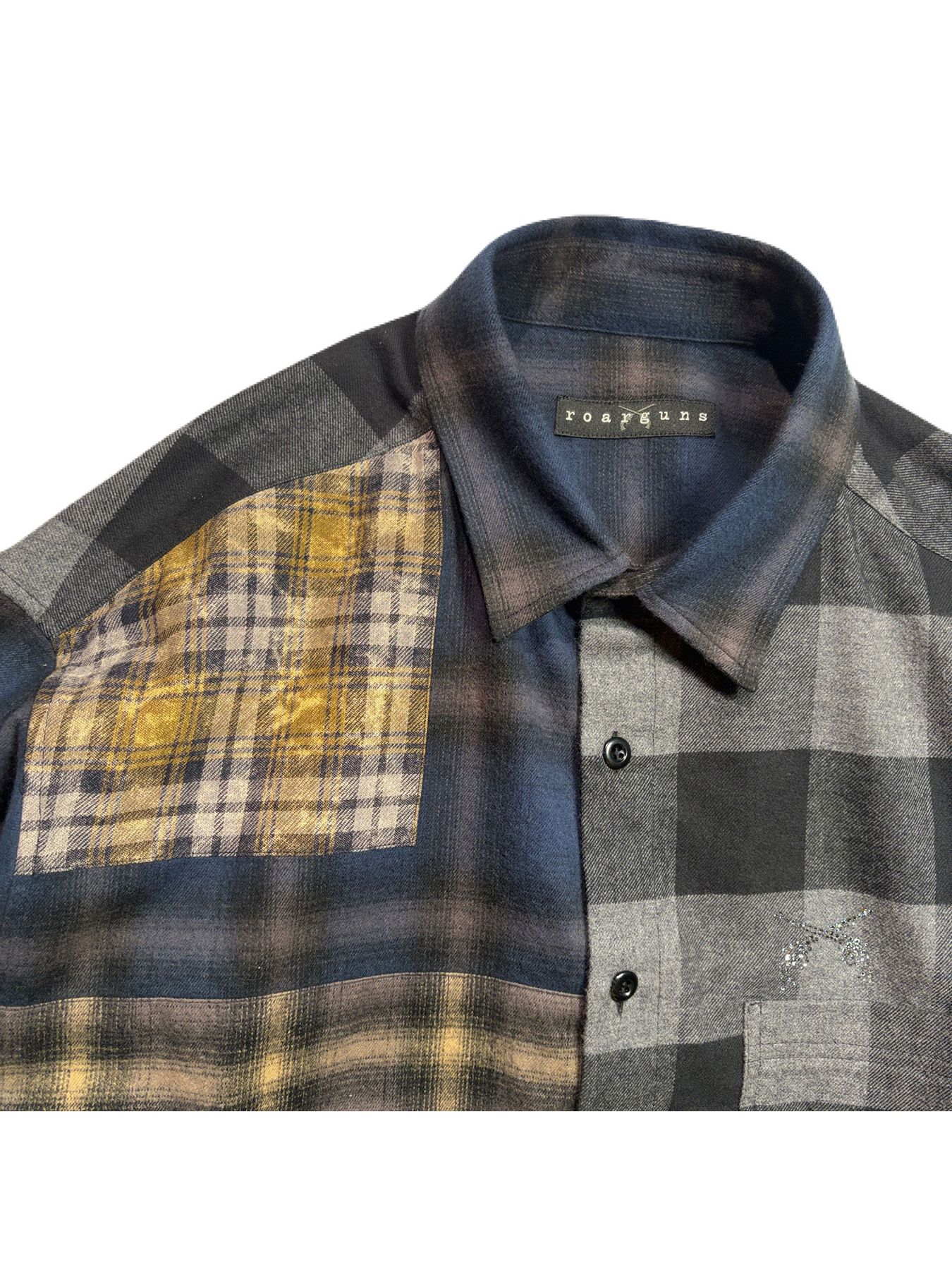 【予約品 3月9日(月) 18:00 締切】MULTI CHECK SH / マルチ チェック シャツ / ネイビー