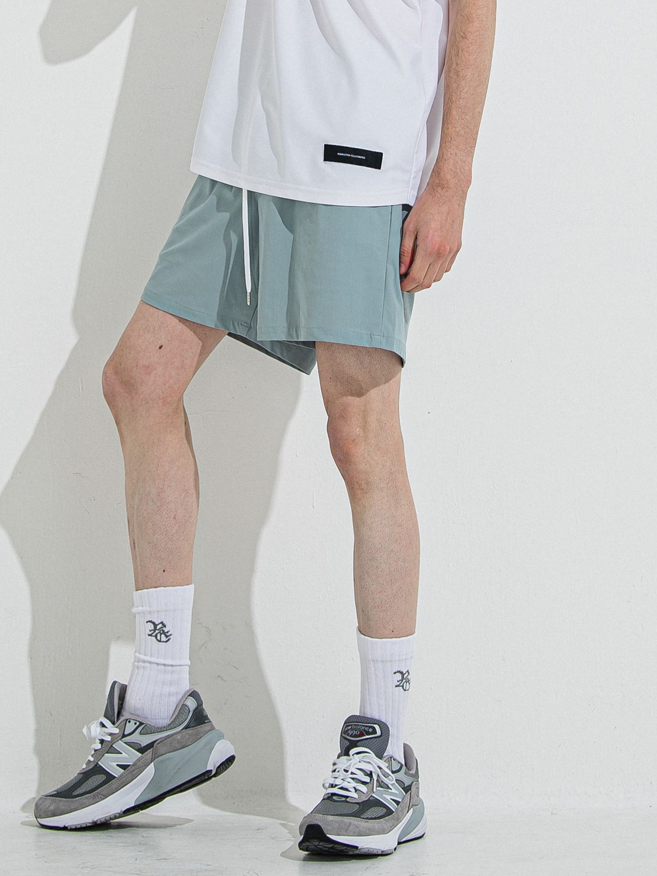 【予約品 】TV NYLON SHORTS / ティーヴィーナイロンショーツ / アクア