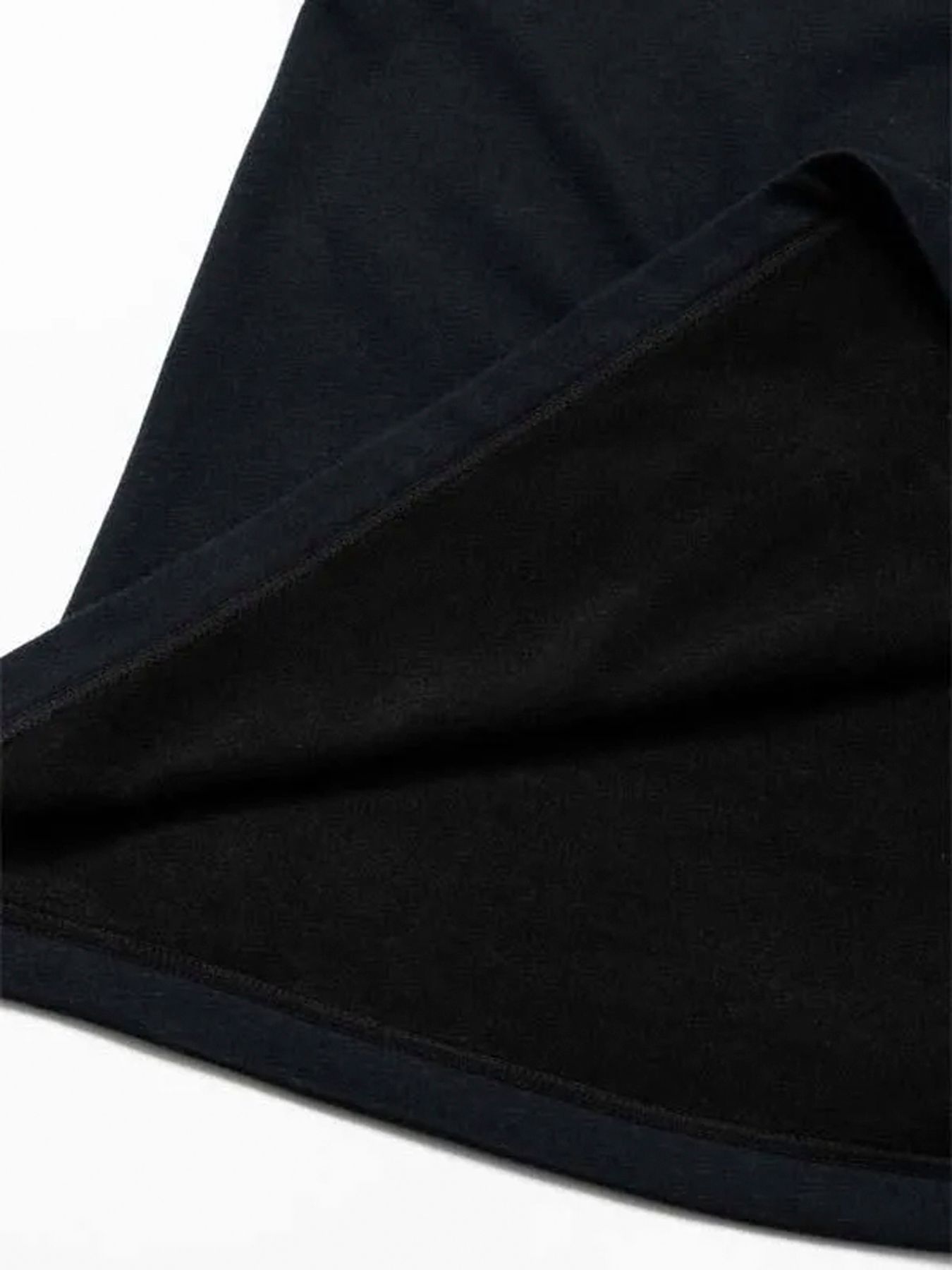 SOFT BULKY LAYERED HIGH NECK SHIRTS / レイヤードハイネック / ブラック【SY32 by SWEET YEARS GOLF】