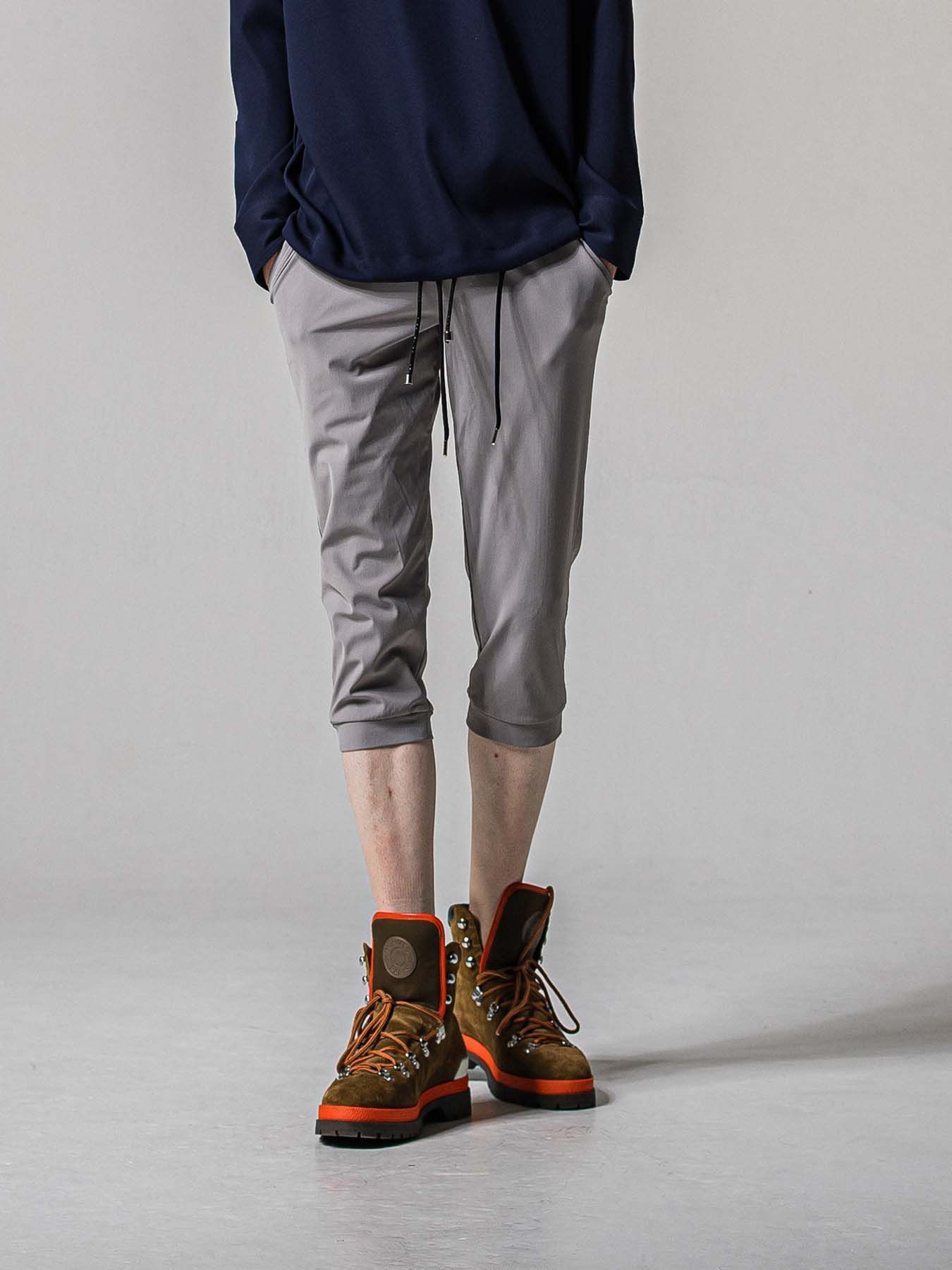 【予約品 11月16日(日) 締切】RE CROPPED PT / ナイロン イージークロップドパンツ / グレー