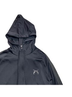 【予約品 8月10日(日) 締切 】SATIN LINE HOODIE A / サテン ラインフーディー / クリスタル ブラック