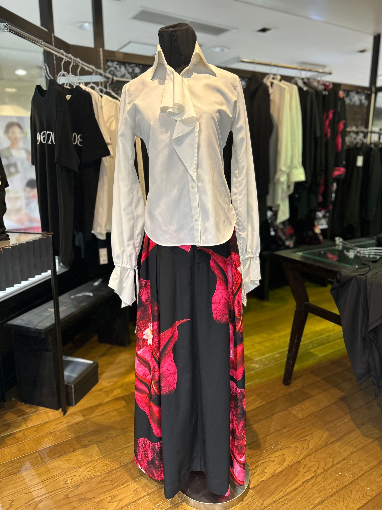 【予約品 10月26日(日) 締切】Drape Skirt / ドレープスカート / ブーゲンビリア