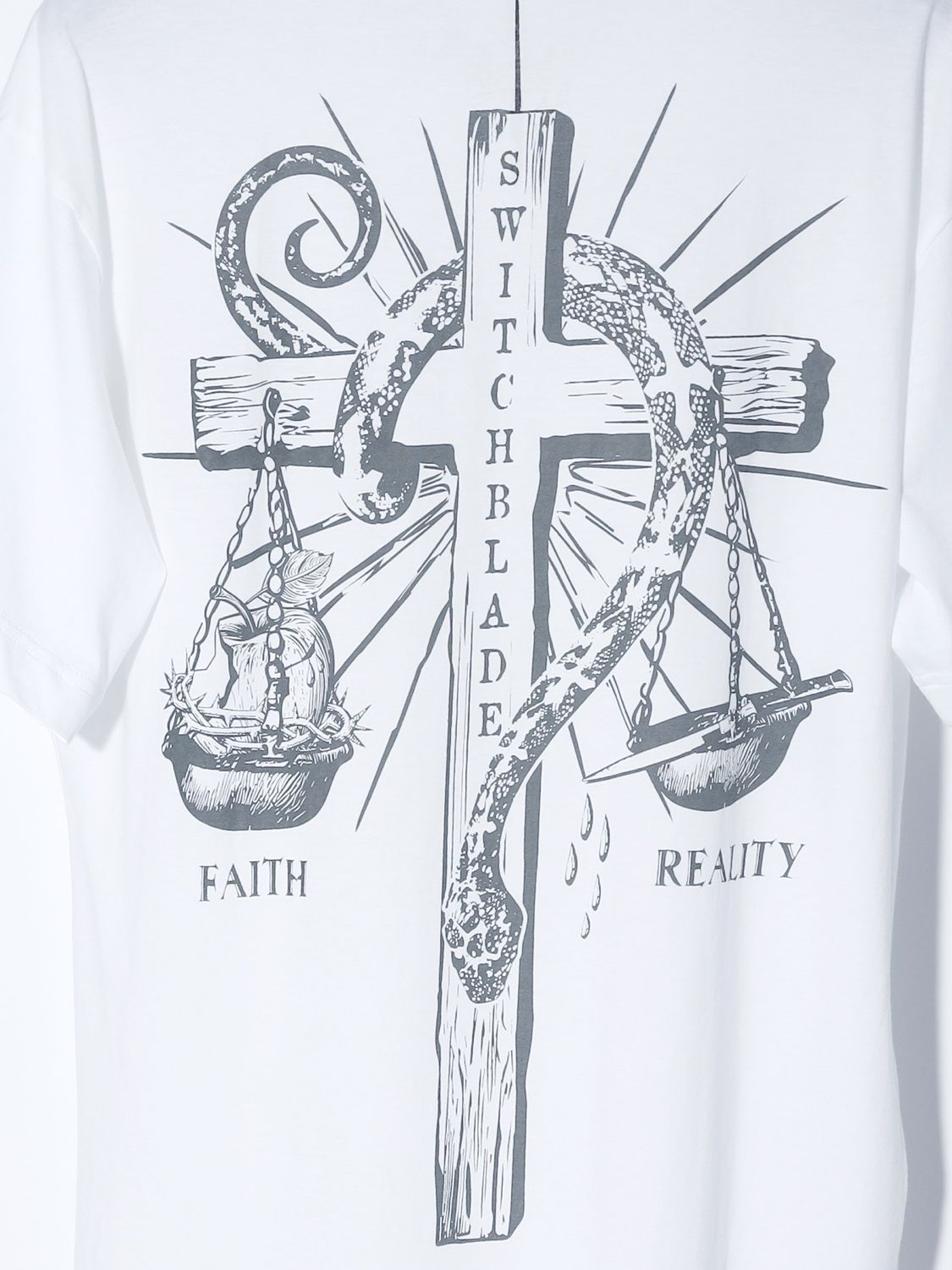 FAITH & REALITY TEE / Tシャツ / WHITE